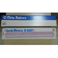 C-Thtu B-95 Zoll / metrisch x-ray Herrscher